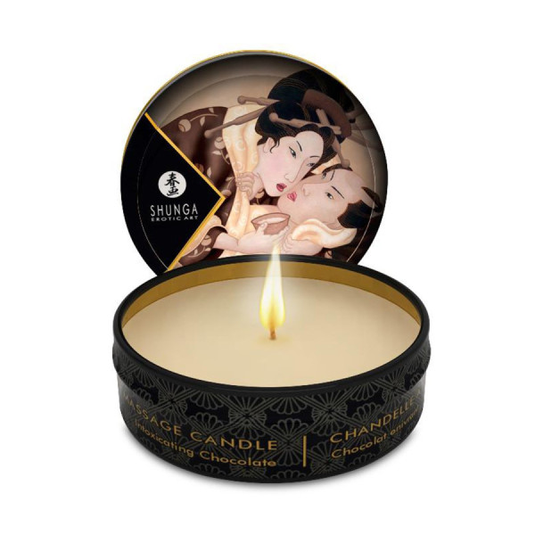 Mini bougie de massage chocolat 30ml 
